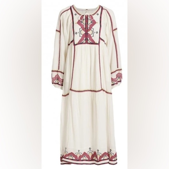 Free People Sweet escape ivory boho dress size Xsmall - Picture 2 of 12